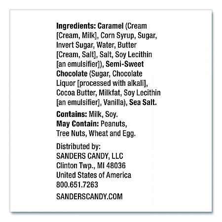 Small Batch Wonders Dark Chocolate Sea Salt Caramels, 18 oz Tub (MRY30987)