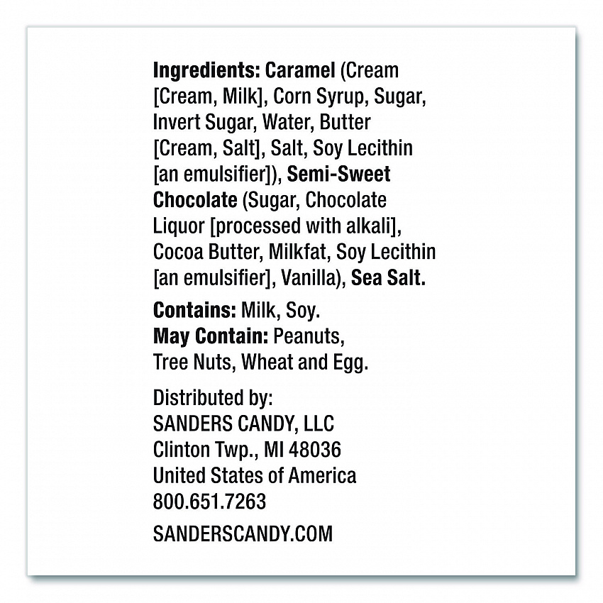 Small Batch Wonders Dark Chocolate Sea Salt Caramels, 18 oz Tub (MRY30987)