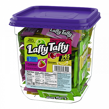 Laffy Taffy Assorted Pack, 49.3 oz Tub (FER42356)