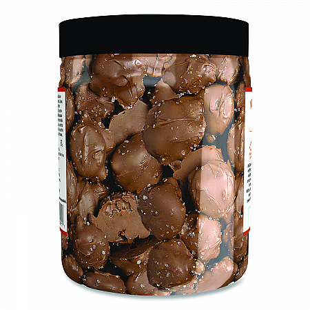 Small Batch Wonders Dark Chocolate Sea Salt Caramels, 18 oz Tub (MRY30987)