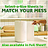 Select-a-Size Kitchen Roll Paper Towels, 2-Ply, 11 x 5.9, White, 135 Sheets/Roll, 2 Rolls/Pack (06133)