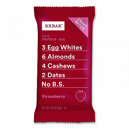 Gluten-Free Strawberry Protein Bar, 1.83 oz Bar, 12/Box (KEE00580)
