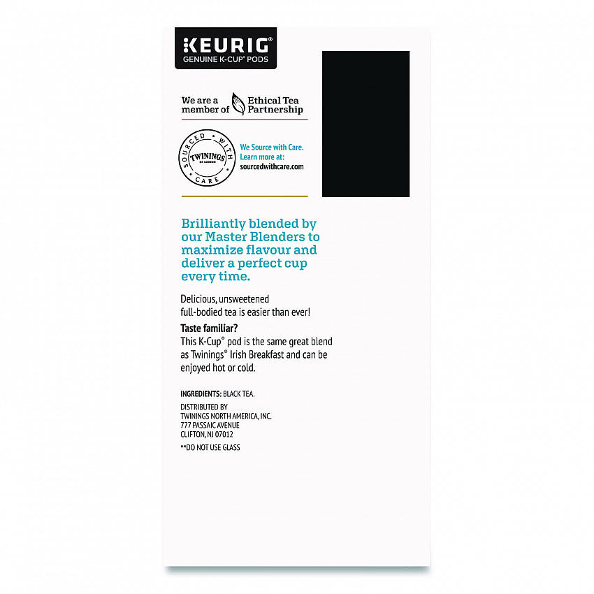 Iced Tea K-Cups, Unsweetened Black, 24/Box (TNA23048)
