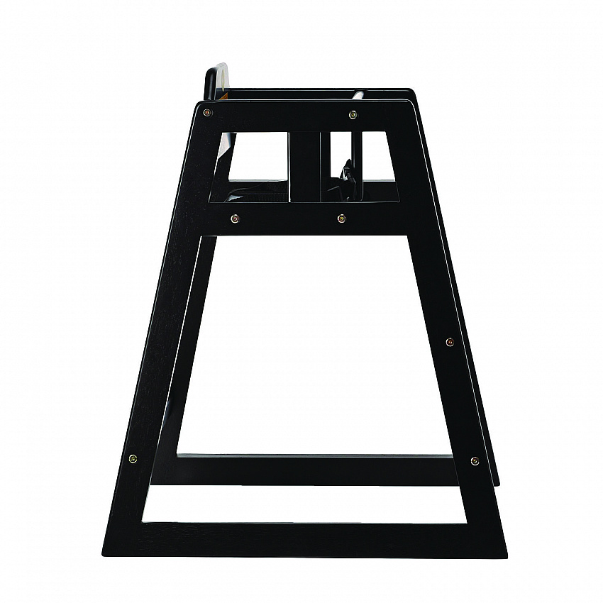 Wooden Stackable High Chair, Supports Up to 50 lb, 29.02" h, Espresso (ALP41201ESP)