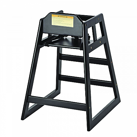 Wooden Stackable High Chair, Supports Up to 50 lb, 29.02