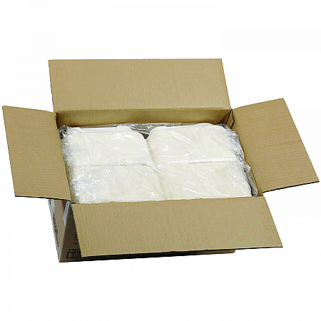 EarthChoice PFAS Free Compostable Hinged Lid Container, 9 x 9 x 3.5, White, Sugarcane, 150/Carton (YMCH0901BB)