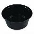 Souffle/Portion Cups, 3.25 oz, Plastic, Black, 2,500/Carton (PRTN325BL)