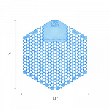 Wave 3D Urinal Deodorizer, Cotton Blossom Scent, Blue, 10/Box, 6 Boxes/Carton (3WDS60CBLCT)
