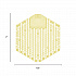 Wave 3D Urinal Deodorizer, Citrus Scent, Yellow, 10/Box (3WDS60CITBX)