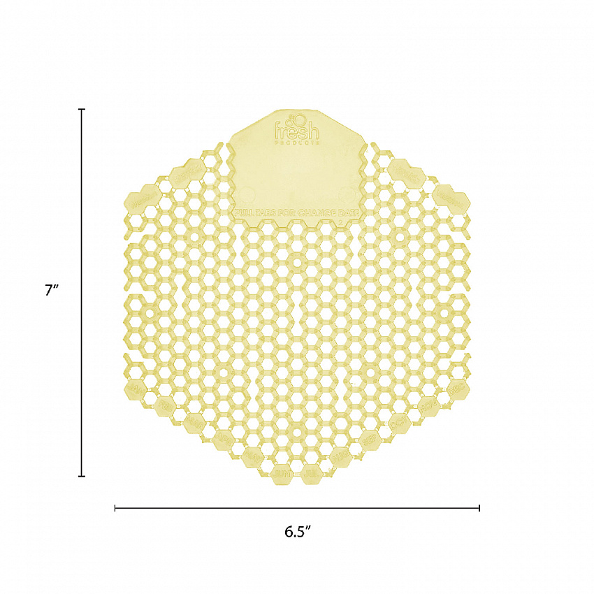 Wave 3D Urinal Deodorizer, Citrus Scent, Yellow, 10/Box (3WDS60CITBX)