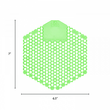 Wave 3D Urinal Deodorizer, Cucumber Melon Scent, Green, 10/Box (3WDS60CME)