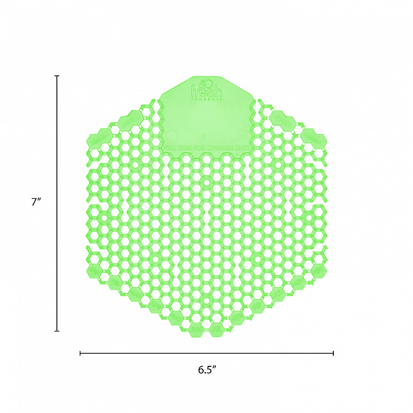 Wave 3D Urinal Deodorizer, Cucumber Melon Scent, Green, 10/Box (3WDS60CME)