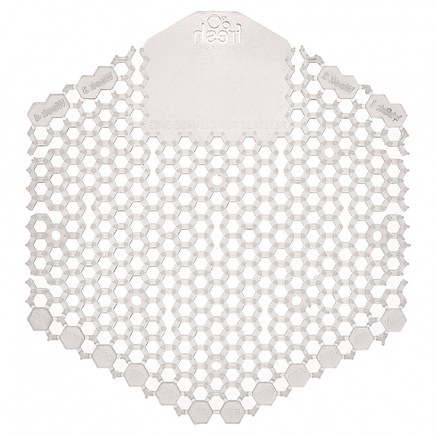 Wave 3D Urinal Deodorizer, Honeysuckle Scent, Clear, 58 g, 10/Box, 6 Boxes/Carton (3WDS60HON)