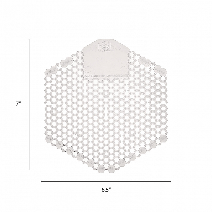 Wave 3D Urinal Deodorizer, Honeysuckle Scent, Clear, 58 g, 10/Box, 6 Boxes/Carton (3WDS60HON)