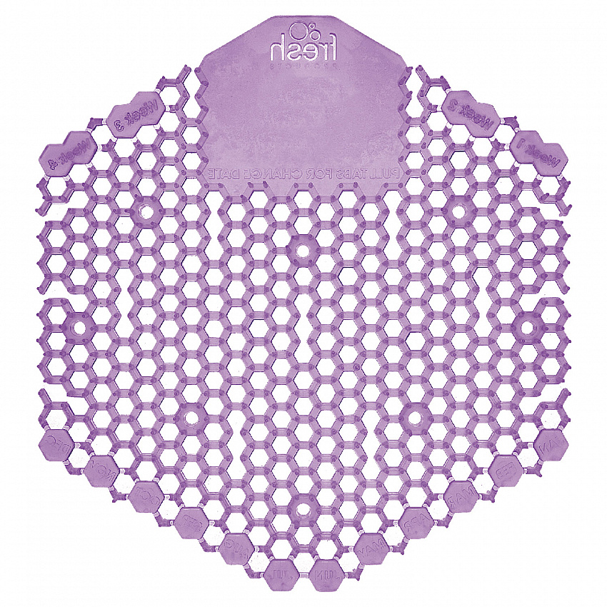 Wave 3D Urinal Deodorizer, Fabulous Scent, Purple, 58 g, 10/Box, 6 Boxes/Carton (3WDS60LAV)