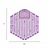 Wave 3D Urinal Deodorizer, Fabulous Scent, Purple, 58 g, 10/Box, 6 Boxes/Carton (3WDS60LAV)