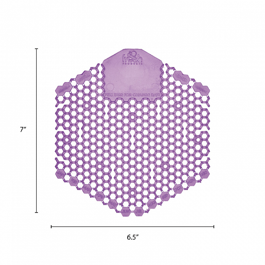 Wave 3D Urinal Deodorizer, Fabulous Scent, Purple, 58 g, 10/Box, 6 Boxes/Carton (3WDS60LAV)