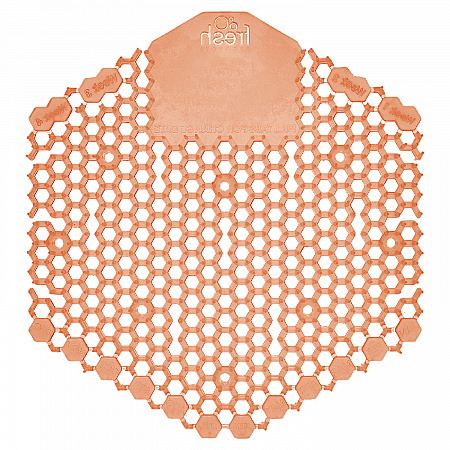 Wave 3D Urinal Deodorizer, Mango Scent, Orange Color, 10/Box (3WDS60MAN)