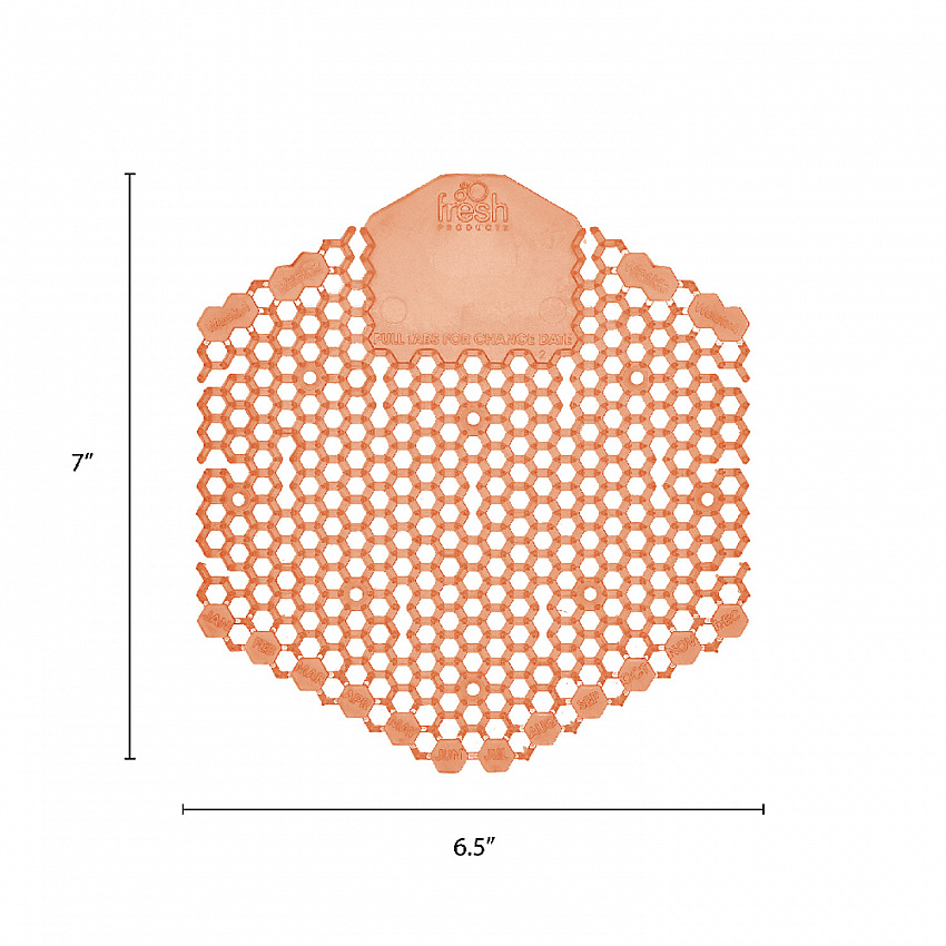 Wave 3D Urinal Deodorizer, Mango Scent, Orange Color, 10/Box (3WDS60MAN)