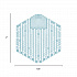 Wave 3D Urinal Deodorizer, Ocean Mist Scent, Blue, 10/Box, 6 Boxes/Carton (3WDS60OMI)