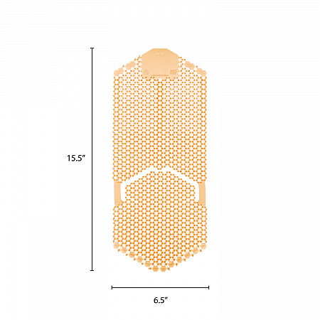 Tsunami, Urinal Screen, Summer Sunshine Scent, Yellow, 5.22 oz, 6/Carton (TSU6SS)