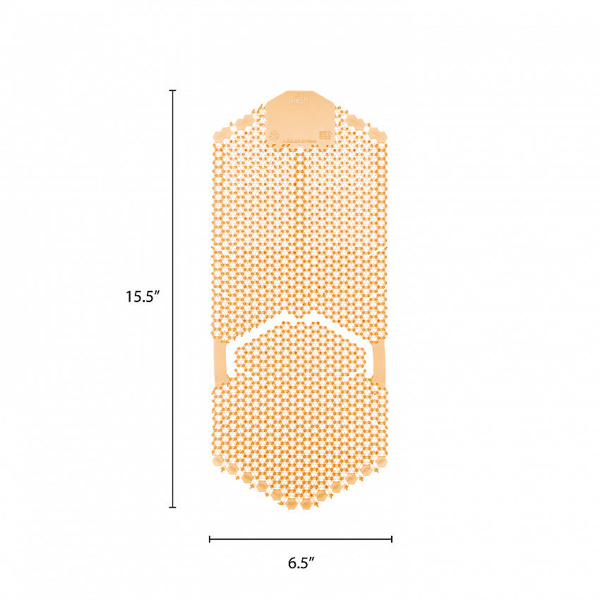Tsunami, Urinal Screen, Summer Sunshine Scent, Yellow, 5.22 oz, 6/Carton (TSU6SS)