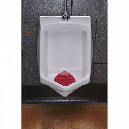 Slant7 with Terminator Urinal Screen, Forest Scent, Red, 30/Carton (S7TCT)