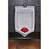 Slant7 with Terminator Urinal Screen, Forest Scent, Red, 30/Carton (S7TCT)