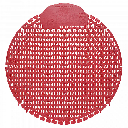 Slant7 with Terminator Urinal Screen, Forest Scent, Red, 30/Carton (S7TCT)