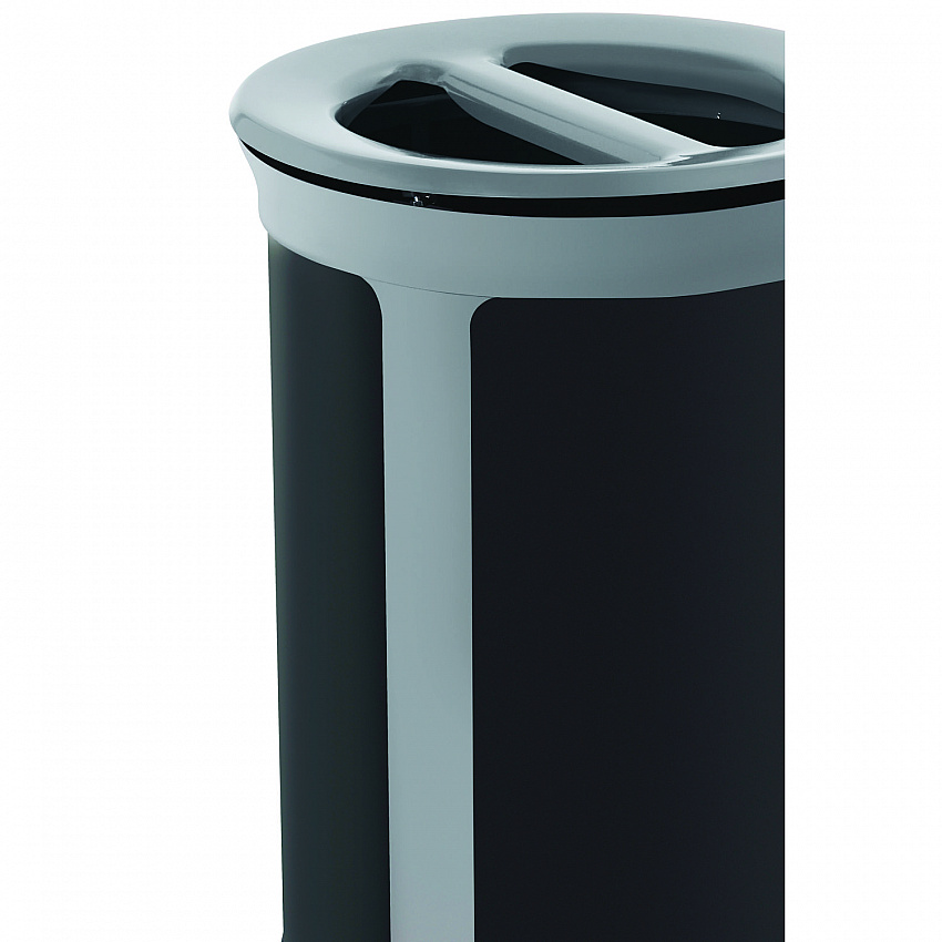 ENHANCE Series Waste Receptacle, Dual Top Hole, 23 gal, Metal, Pearl Gray/Umbra Gray (2172841)