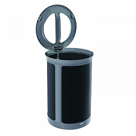 ENHANCE Series Waste Receptacle, Dual Top Hole, 23 gal, Metal, Pearl Gray/Umbra Gray (2172841)