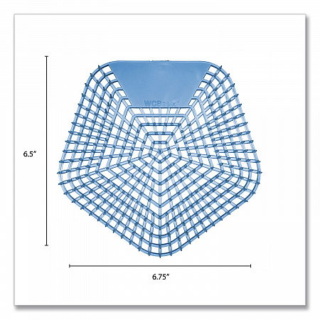 Anti-Splash Urinal Screen, Clean Cotton Scent, Blue, 0.11 oz, 10/Box (1004)