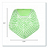Anti-Splash Urinal Screen, Cucumber Twist Scent, Green, 0.11 oz, 10/Box (1005)