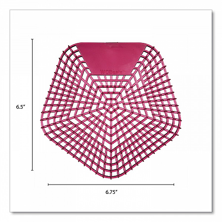 Anti-Splash Urinal Screen, Apple Cinnamon Scent, Red, 0.11 oz, 10/Box (1007)