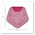 Anti-Splash Urinal Screen, Apple Cinnamon Scent, Red, 0.11 oz, 10/Box (1007)