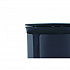 ENHANCE Series Waste Receptacle, Dual Top Hole, 23 gal, Metal, Jet Black Metallic (2172844)