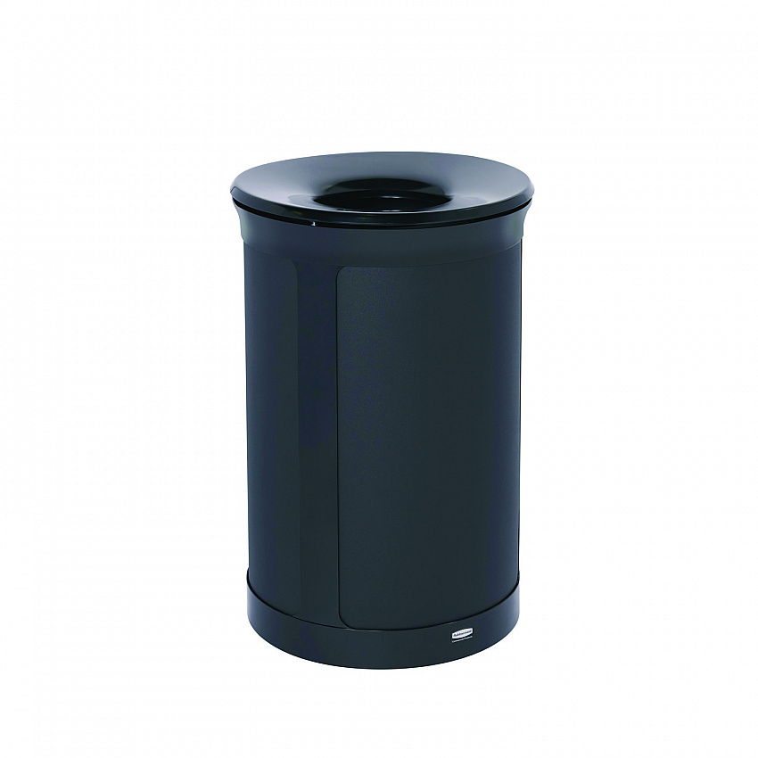 ENHANCE Series Waste Receptacle, 23 gal, Metal, Jet Black Metallic (2172850)