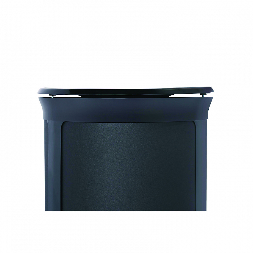 ENHANCE Series Waste Receptacle, 23 gal, Metal, Jet Black Metallic (2172850)