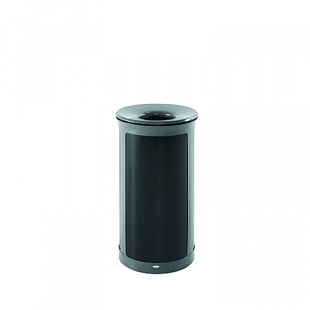 ENHANCE Series Waste Receptacle, 33 gal, Metal, Pearl Gray/Umbra Gray (2172852)
