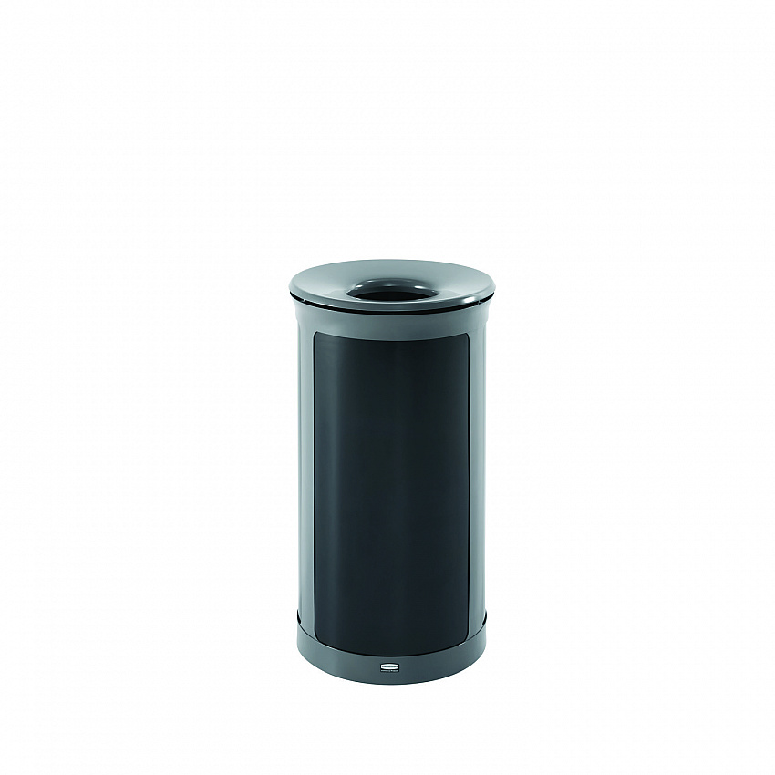 ENHANCE Series Waste Receptacle, 33 gal, Metal, Pearl Gray/Umbra Gray (2172852)