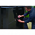 RESIST Dual Stream Waste and Recycling Container, 66 gal, Metal, Textured Black/Black Gloss (2185042)