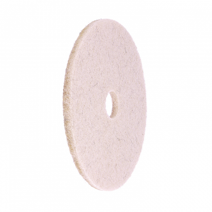 Natural Hog Hair Burnishing Floor Pads, 17" Diameter, Tan, 5/Carton (4017NHE)