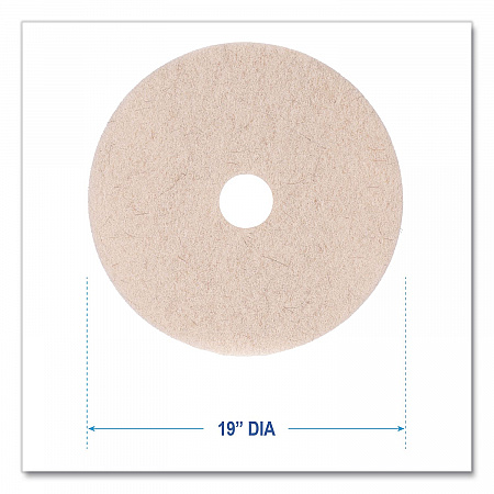 Natural Hog Hair Burnishing Floor Pads, 19