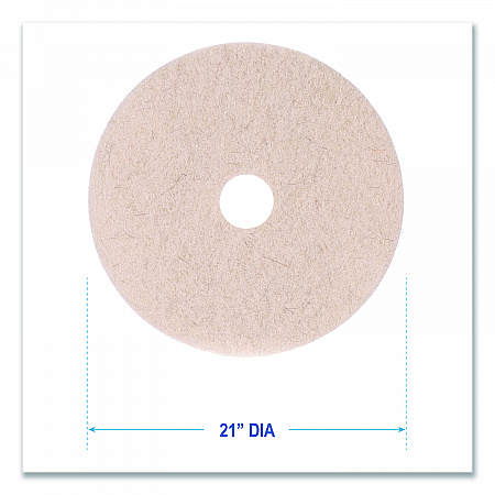 Natural Hog Hair Burnishing Floor Pads, 21