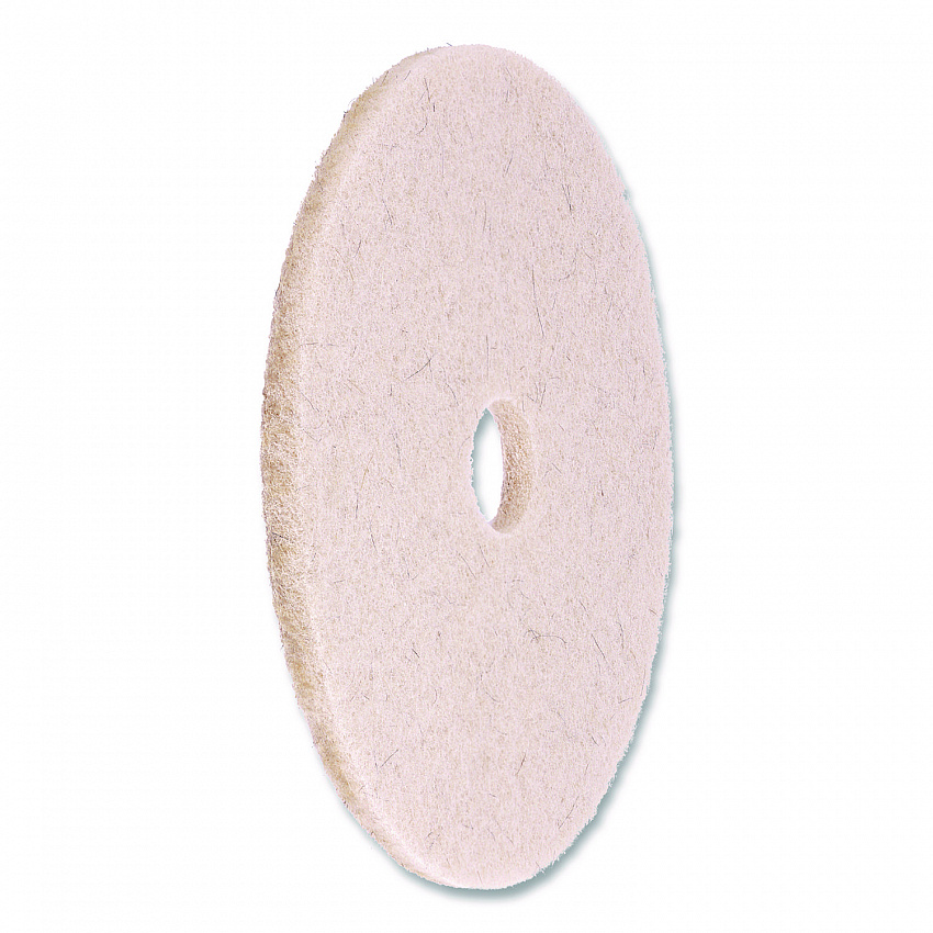 Natural Hog Hair Burnishing Floor Pads, 21" Diameter, Tan, 5/Carton (4021NHE)