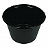 Souffle/Portion Cups, 4 oz, Plastic, Black, 2,500/Carton (PRTN4BL)