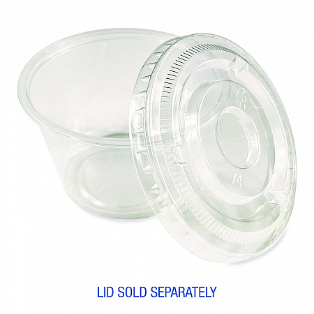 Souffle/Portion Cups, 4 oz, Plastic, Translucent, 2,500/Carton (PRTN4TS)