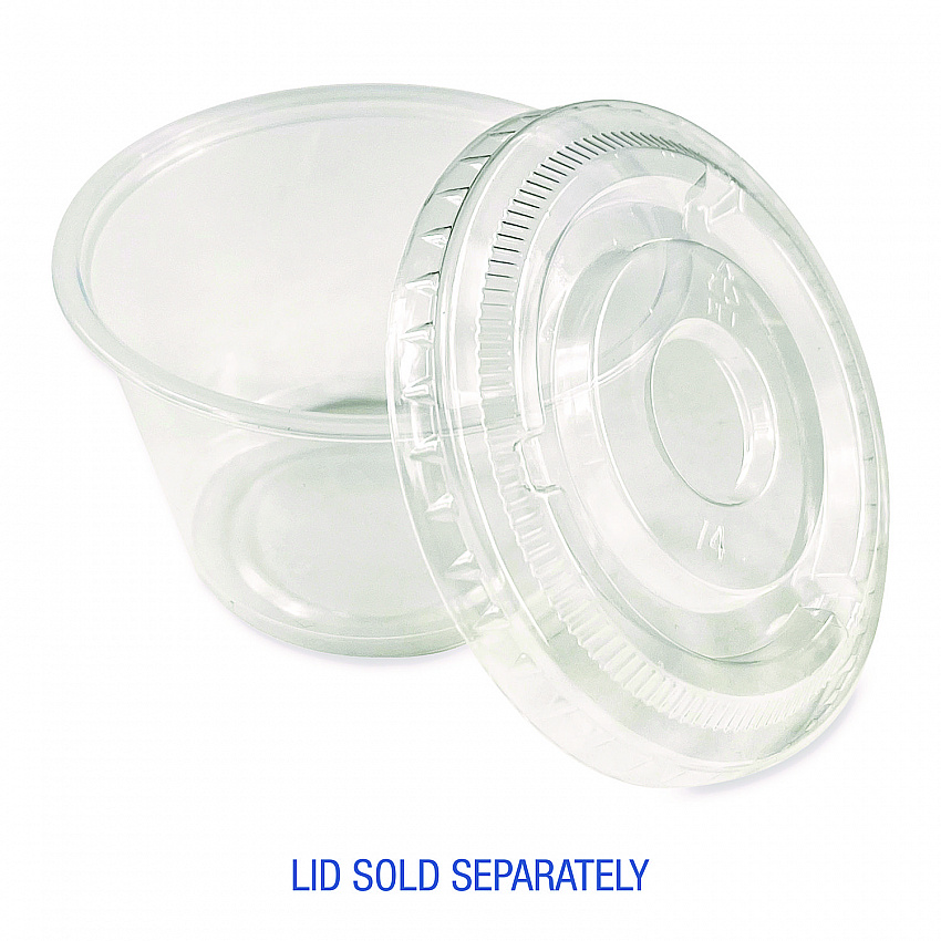 Souffle/Portion Cups, 4 oz, Plastic, Translucent, 2,500/Carton (PRTN4TS)