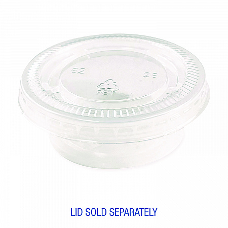Souffle/Portion Cups, 1.5 oz, Plastic, Translucent, 2,500/Carton (PRTN15TS)