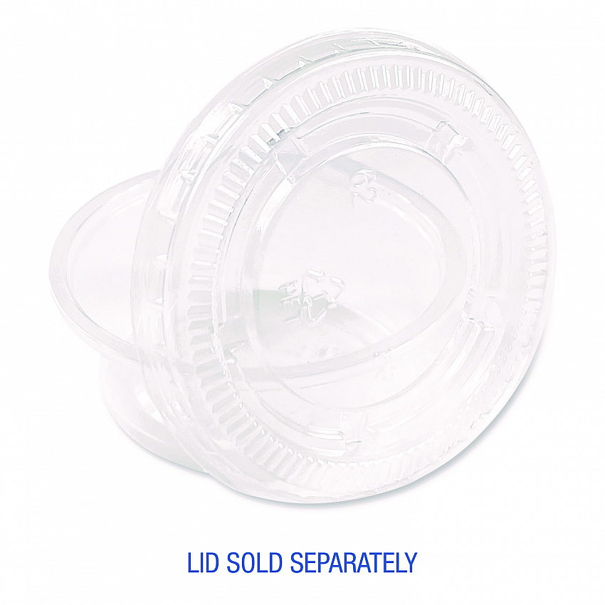 Souffle/Portion Cups, 1.5 oz, Plastic, Translucent, 2,500/Carton (PRTN15TS)